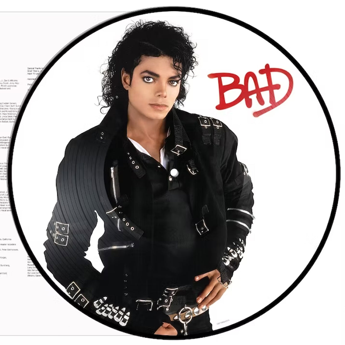 Michael Jackson "Bad" LP Picture Disc Vinyl